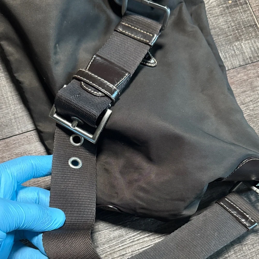 Prada Black Nylon Shoulder Bag - Picture 10 of 16